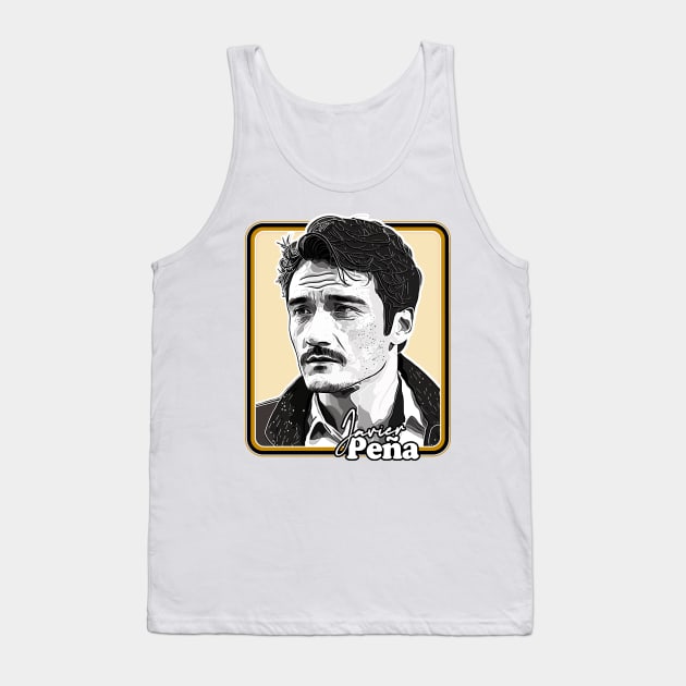 Javier Peña --- Narcos ---- Retro Fan Artwork Tank Top by DankFutura